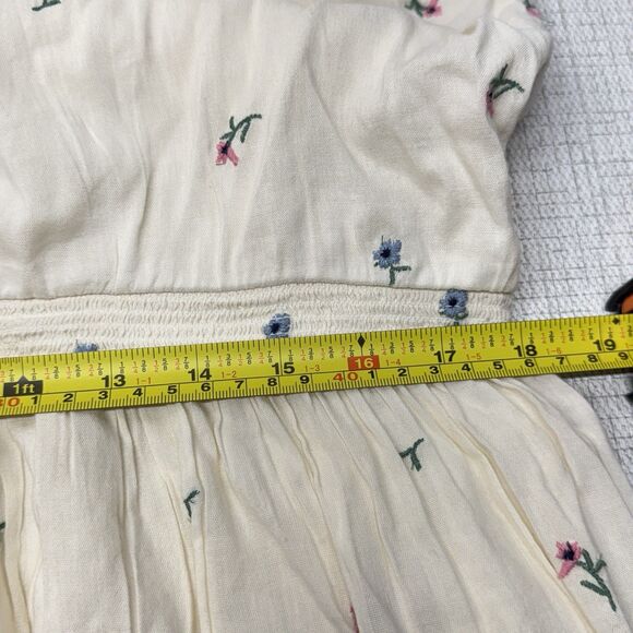 Old Navy Dainty Floral Cute Peasant Tiered Sleeveless Pockets Maxi Dress X-Large - Picture 8 of 10